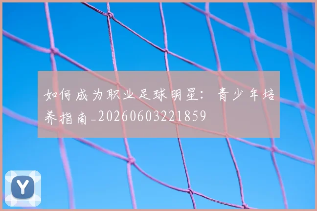 如何成为职业足球明星:青少年培养指南_20260603221859